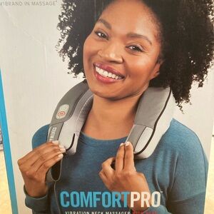 Homedics Pro Therapy Neck Massager with Heat in Gray NIB